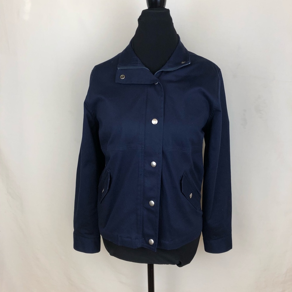 Koret Petites Womens Navy Jacket Medium